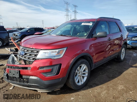 2017 Ford Explorer с VIN 1FM5K8B88HGE42606, выставлен на аукционе Copart как лот 49484925 с пробегом 156 105 миль миль и Списание • Salvage title. История ставок и продаж доступна на DreamBid. Изображение 1.