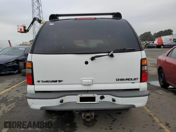 2005 Chevrolet Suburban Z71 with VIN 3GNFK16Z25G142540, listed as a Copart auction lot 86410404 with 138,223 mi miles and Salvage Title. Bid and sale history available at carsss.com. Image 6.
