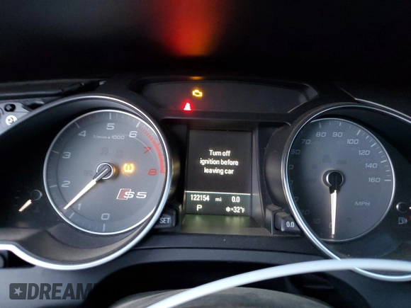 2014 Audi S5 Premium Plus with VIN WAUCGAFHXEN004107, listed as a Copart auction lot 41610825 with 122,154 mi miles and Clean Title. Bid and sale history available at carsss.com. Image 9.
