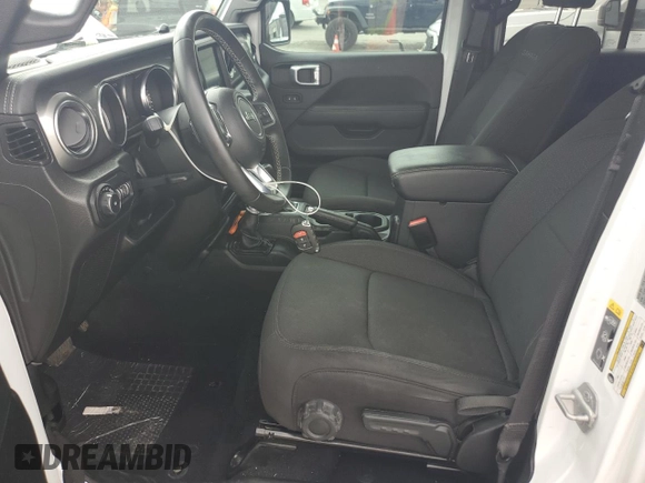 2022 Jeep Wrangler Unlimited Sahara с VIN 1C4HJXEN0NW262439, выставлен на аукционе Copart как лот 57469545 с пробегом 30 336 миль миль и Списание • Salvage title. История ставок и продаж доступна на DreamBid. Изображение 7.