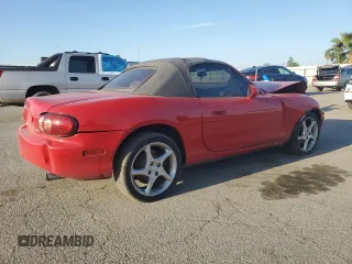 2001 Mazda MX-5 Miata with VIN JM1NB353X10203032, listed as a Copart auction lot 52594545 with 46,489 mi miles and Clean Title. Bid and sale history available at DreamBid. Image 3.