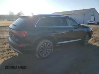 2017 Audi Q7 Premium Plus with VIN WA1LAAF76HD024676, listed as a Copart auction lot 47550225 with 84,920 mi miles and Salvage Title. Bid and sale history available at carsss.com. Image 3.