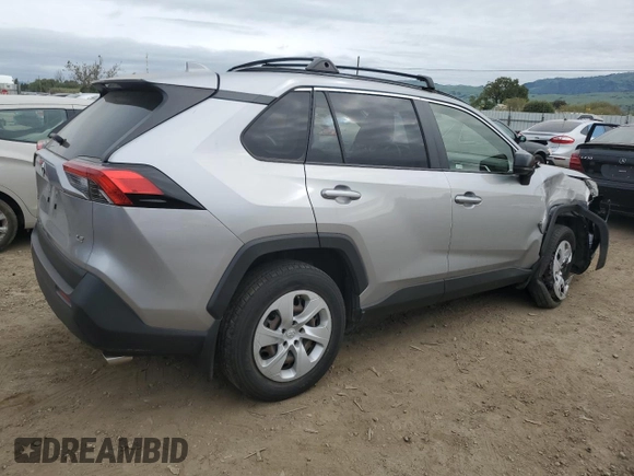 2019 Toyota RAV4 LE with VIN JTMH1RFV7KJ003899, listed as a Copart auction lot 52204315 with 27,491 mi miles and Salvage Title. Bid and sale history available at carsss.com. Image 3.