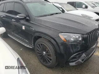 2024 Mercedes-Benz GLS 63 AMG with VIN 4JGFF8KE3RB198439, listed as a Copart auction lot 74292474 with 2,108 mi miles and Non repairable. Bid and sale history available at DreamBid. Image 4.