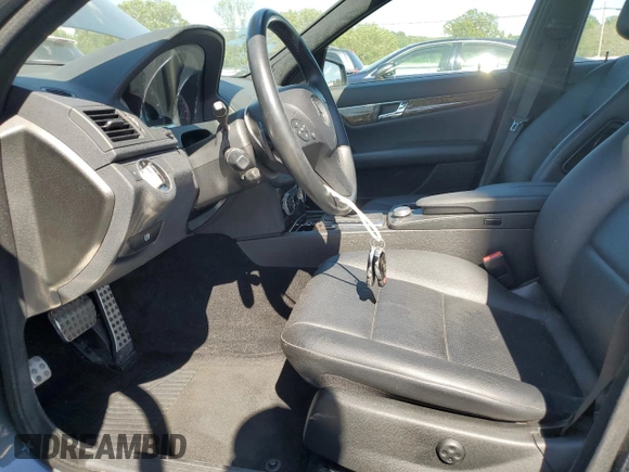 2011 Mercedes-Benz C 350 Sport with VIN WDDGF5GB8BF534211, listed as a Copart auction lot 58275125 with 45,100 mi miles and Salvage title. Bid and sale history available at DreamBid. Image 7.