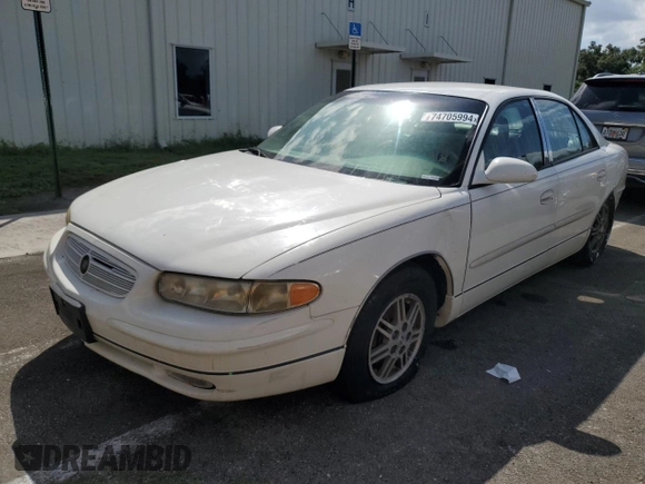 2002 Buick Regal LS with VIN 2G4WB55K021275222, listed as a Copart auction lot 74705994 with 0 mi miles and Salvage Title. Bid and sale history available at carsss.com. Image 1.