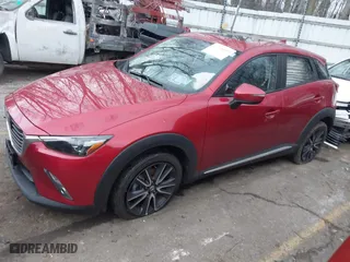 2018 Mazda CX-3 Grand Touring with VIN JM1DKFD75J0305565, listed as a IAAI auction lot 41135957 with 26,810 mi miles. Bid and sale history available at carsss.com. Image 17.