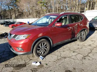 2015 Nissan Rogue SL with VIN 5N1AT2MT0FC832274, listed as a Copart auction lot 47627635 with 0 mi miles and Salvage Title. Bid and sale history available at carsss.com. Image 1.