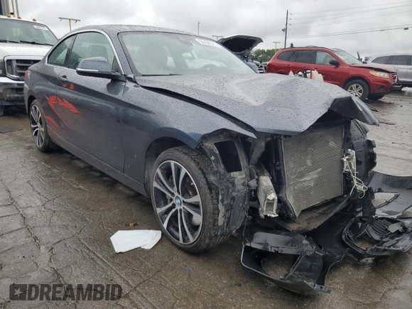 2021 BMW 2 Series 230i with VIN WBA2J1C03M7G91853, listed as a Copart auction lot 56488023 with 30,060 mi miles. Bid and sale history available at carsss.com. Image 4.