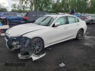 2019 BMW 3 Series 330i xDrive with VIN 3MW5R7J55K8B02348, listed as a Copart auction lot 56358215 with Not provided miles and Salvage title. Bid and sale history available at DreamBid. Image 1.