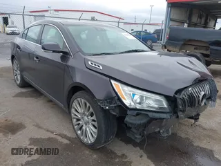 2014 Buick LaCrosse Premium II with VIN 1G4GF5G32EF229130, listed as a IAAI auction lot 41568488 with 168,590 mi miles. Bid and sale history available at carsss.com. Image 1.