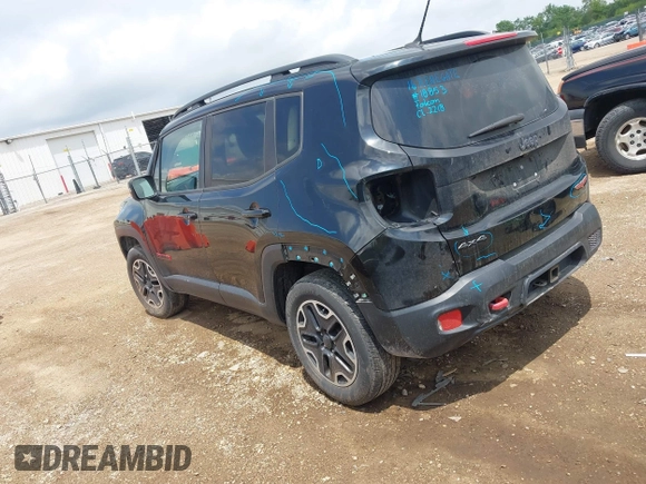 2016 Jeep Renegade Trailhawk with VIN ZACCJBCT7GPE27420, listed as a IAAI auction lot 42588078 with 129,458 mi miles and . Bid and sale history available at DreamBid. Image 3.