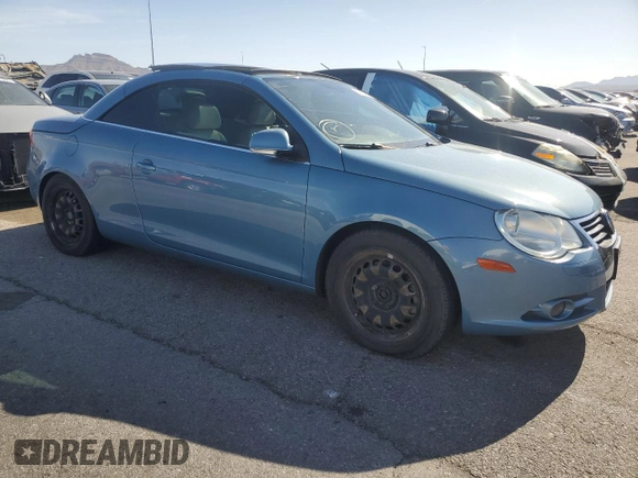 2007 Volkswagen Eos 3.2L with VIN WVWDB71F67V032777, listed as a Copart auction lot 53684035 with 98,537 mi miles and Salvage Title. Bid and sale history available at DreamBid. Image 4.