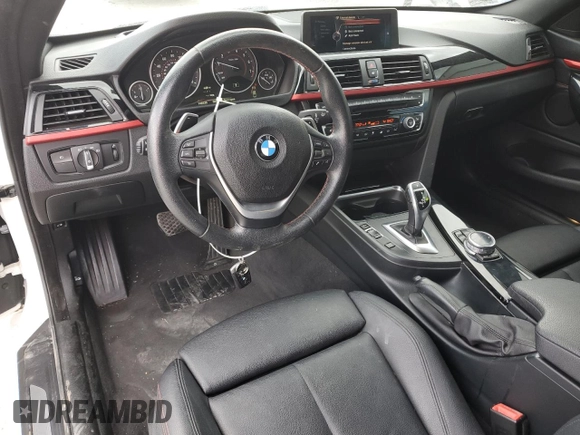 2014 BMW 4 Series 428i with VIN WBA3N7C58EK220123, listed as a Copart auction lot 53662895 with 140,330 mi miles and Salvage Title. Bid and sale history available at carsss.com. Image 8.