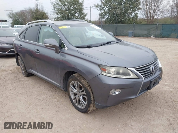 2013 Lexus RX 450h with VIN JTJBC1BA0D2440528, listed as a IAAI auction lot 41591177 with 156,869 mi miles and . Bid and sale history available at DreamBid. Image 1.