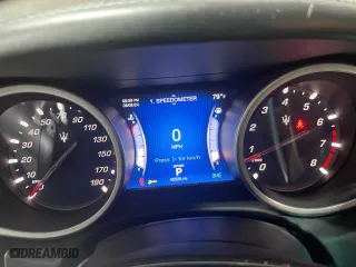 2014 Maserati Ghibli S Q4 with VIN ZAM57RTA9E1112724, listed as a Copart auction lot 53585485 with 45,525 mi miles and Salvage Title. Bid and sale history available at carsss.com. Image 8.
