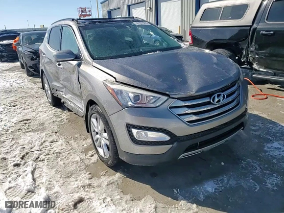 2015 Hyundai Santa Fe Sport with VIN 5XYZW4LA3FG262003, listed as a Copart auction lot 46107965 with 220,551 mi miles and Salvage Title. Bid and sale history available at carsss.com. Image 13.