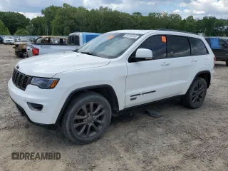 2016 Jeep Grand Cherokee Limited 75th Anniversary z VIN 1C4RJFBG4GC391812, wystawiony jako Copart lot #56280045 z przebiegiem 131 753 mil mil oraz Szkoda całkowita • Salvage title. Historia ofert i sprzedaży dostępna na DreamBid. Obrazek 1.