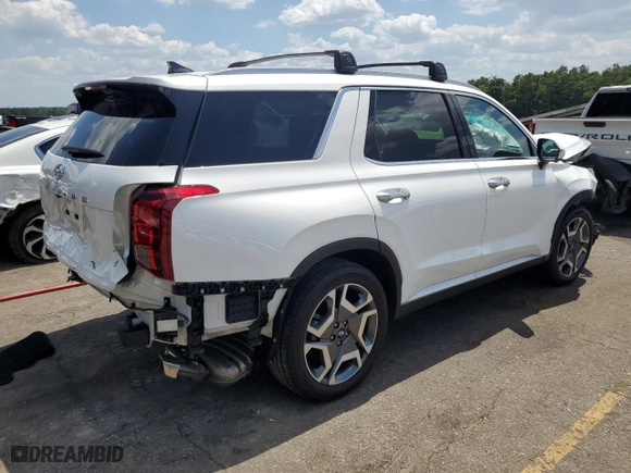 2023 Hyundai Palisade SEL with VIN KM8R44GE6PU597769, listed as a Copart auction lot 59981944 with 21,090 mi miles and Salvage Title. Bid and sale history available at carsss.com. Image 3.