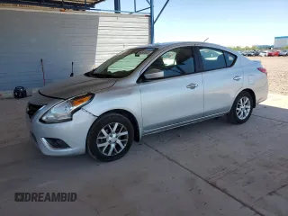 2017 Nissan Versa SV with VIN 3N1CN7AP0HL805906, listed as a Copart auction lot 63533035 with 77,294 mi miles and Salvage title. Bid and sale history available at DreamBid. Image 1.