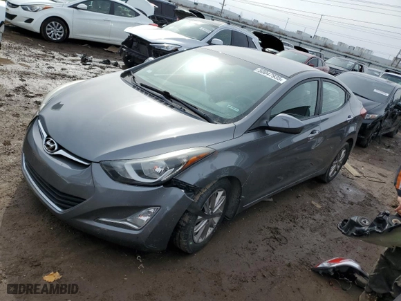 2014 Hyundai Elantra SE with VIN 5NPDH4AE5EH508602, listed as a Copart auction lot 50047935 with 95,808 mi miles and Salvage Title. Bid and sale history available at carsss.com. Image 1.
