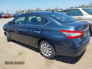 2015 Nissan Sentra SV with VIN 3N1AB7AP1FY324000, listed as a IAAI auction lot 42163220 with 140,863 mi miles and . Bid and sale history available at DreamBid. Image 3.