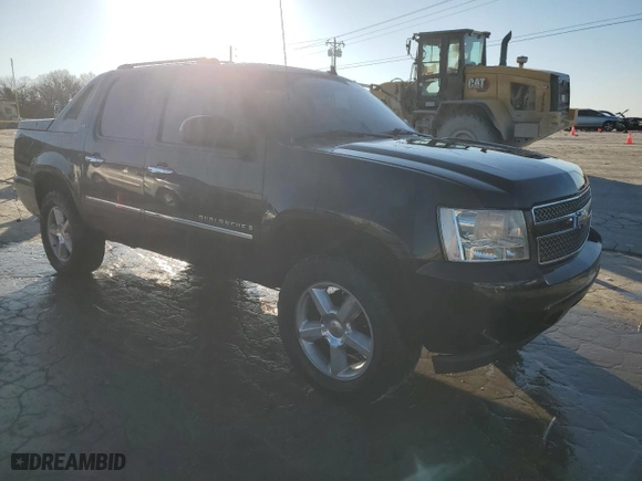 2009 Chevrolet Avalanche LTZ with VIN 3GNFK32089G228931, listed as a Copart auction lot 42821955 with 255,201 mi miles and Salvage Title. Bid and sale history available at carsss.com. Image 4.