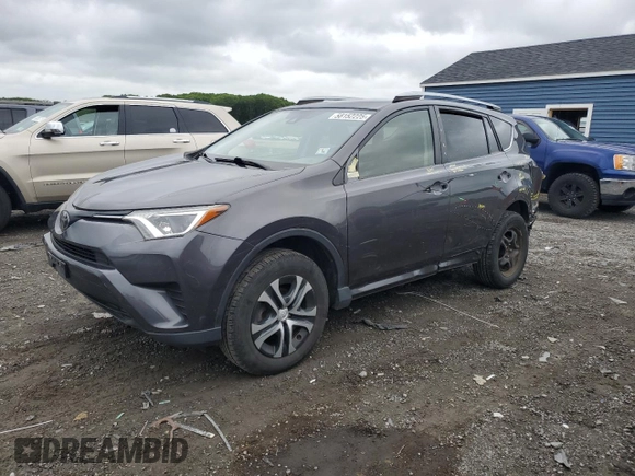2017 Toyota RAV4 LE with VIN JTMBFREV4HJ168309, listed as a Copart auction lot 58152225 with 74,450 mi miles and Salvage title. Bid and sale history available at DreamBid. Image 1.