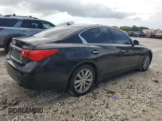 2015 Infiniti Q50 Sport with VIN JN1BV7AP2FM338924, listed as a Copart auction lot 64821585 with 104,907 mi miles and Clean title. Bid and sale history available at DreamBid. Image 3.
