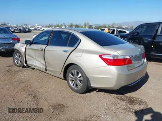 2014 Honda Accord LX with VIN 1HGCR2F34EA209843, listed as a IAAI auction lot 42073543 with 208,210 mi miles and . Bid and sale history available at carsss.com. Image 3.
