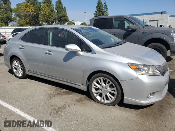 2010 Lexus HS with VIN JTHBB1BAXA2023238, listed as a Copart auction lot 73402134 with 156,796 mi miles and Salvage Title. Bid and sale history available at carsss.com. Image 4.
