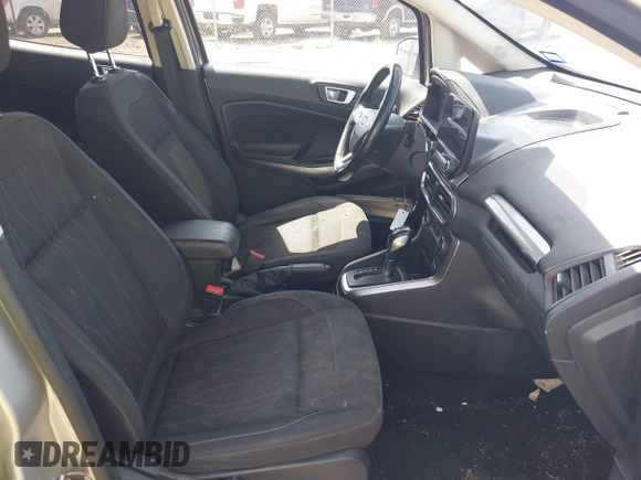 2019 Ford EcoSport SE with VIN MAJ3S2GE0KC307194, listed as a IAAI auction lot 42113858 with 47,479 mi miles and . Bid and sale history available at DreamBid. Image 5.