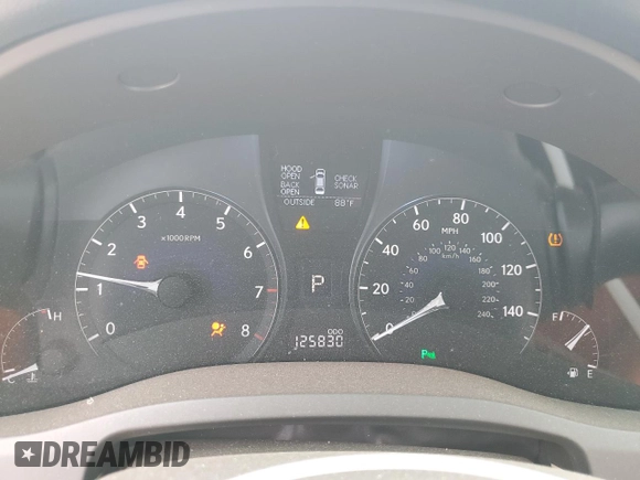 2010 Lexus RX 350 with VIN 2T2BK1BA2AC026228, listed as a Copart auction lot 61838915 with 125,830 mi miles and Salvage title. Bid and sale history available at DreamBid. Image 9.
