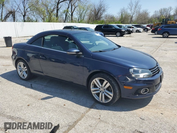 2012 Volkswagen Eos Lux with VIN WVWFW7AH0CV004840, listed as a Copart auction lot 51709625 with 98,724 mi miles and Clean Title. Bid and sale history available at DreamBid. Image 4.