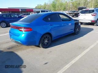 2016 Dodge Dart SE with VIN 1C3CDFAA2GD750339, listed as a IAAI auction lot 41985802 with 139,419 mi miles. Bid and sale history available at carsss.com. Image 4.
