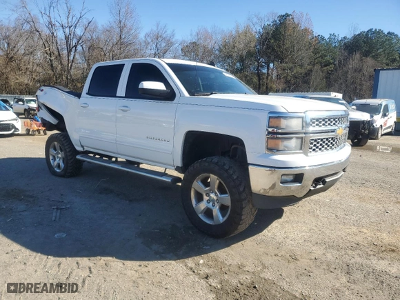 2015 Chevrolet Silverado 1500 LT with VIN 3GCUKREC8FG487004, listed as a Copart auction lot 84532764 with 159,571 mi miles and Salvage Title. Bid and sale history available at carsss.com. Image 4.