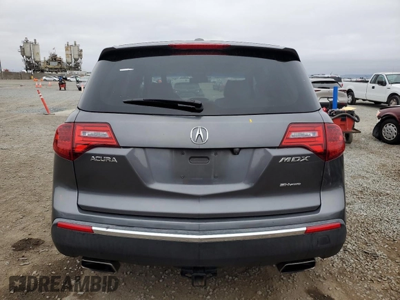 2011 Acura MDX with VIN 2HNYD2H26BH508846, listed as a Copart auction lot 58979975 with 207,604 mi miles and Salvage title. Bid and sale history available at DreamBid. Image 6.