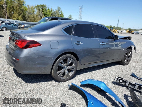 2015 Infiniti Q70 z VIN JN1BY1AR4FM562282, wystawiony jako Copart lot #48322155 z przebiegiem 98 645 mil mil oraz Szkoda całkowita • Salvage title. Historia ofert i sprzedaży dostępna na DreamBid. Obrazek 3.
