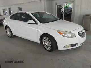 2011 Buick Regal CXL Turbo TO5 with VIN W04GZ5GV4B1091722, listed as a IAAI auction lot 42489999 with 136,136 mi miles and . Bid and sale history available at DreamBid. Image 1.