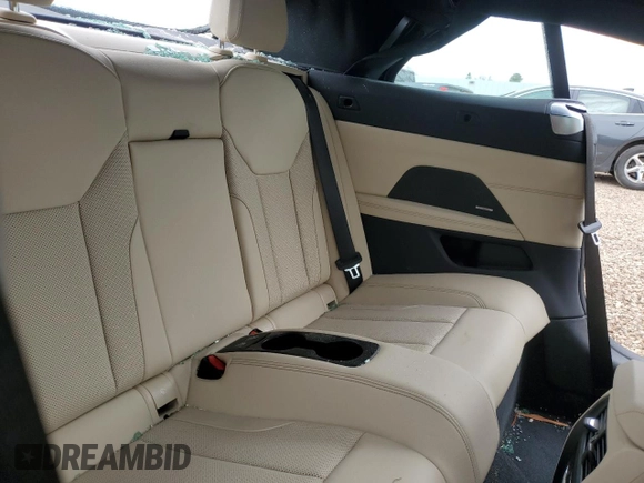 2023 BMW 4 Series 430i xDrive with VIN WBA43AT08PCM90476, listed as a Copart auction lot 50727785 with 11,677 mi miles and Salvage Title. Bid and sale history available at DreamBid. Image 10.
