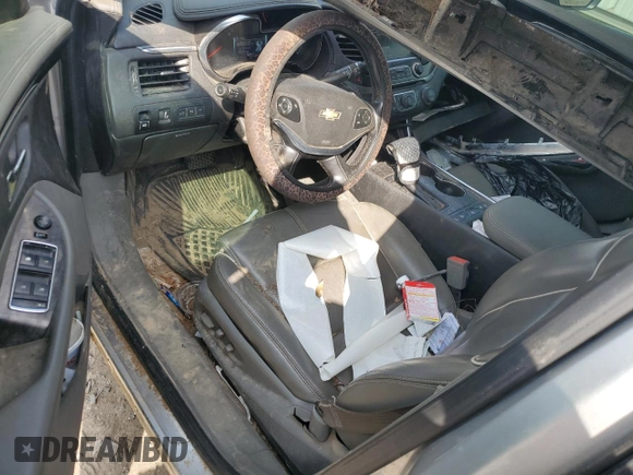 2015 Chevrolet Impala LTZ with VIN 2G1165S38F9104850, listed as a Copart auction lot 52028615 with 155,730 mi miles and Salvage Title. Bid and sale history available at DreamBid. Image 8.