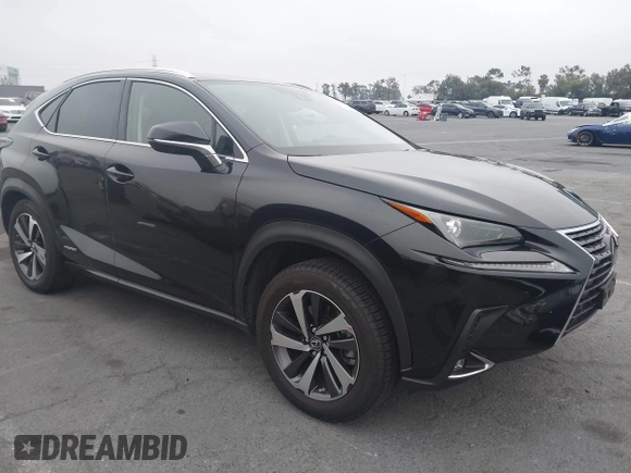 2021 Lexus NX 300h z VIN JTJGJRDZ5M2148354, wystawiony jako IAAI lot #42516204 z przebiegiem 42 803 mil mil oraz . Historia ofert i sprzedaży dostępna na DreamBid. Obrazek 1.