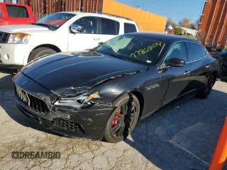 2018 Maserati Quattroporte S Q4 z VIN ZAM56YRA6J1281601, wystawiony jako Copart lot #77865074 z przebiegiem 27 445 mil mil oraz Szkoda całkowita • Salvage title. Historia ofert i sprzedaży dostępna na DreamBid. Obrazek 1.