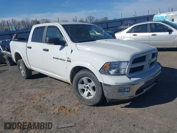 2012 Ram 1500 Big Horn with VIN 1C6RD7LT3CS247992, listed as a IAAI auction lot 41847159 with 63,602 mi miles. Bid and sale history available at carsss.com. Image 1.