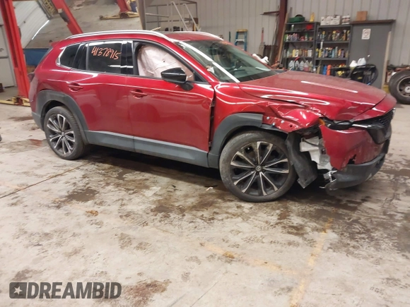 2023 Mazda CX-50 S Premium Plus with VIN 7MMVABEM8PN105411, listed as a IAAI auction lot 41378915 with 34,866 mi miles and . Bid and sale history available at DreamBid. Image 14.