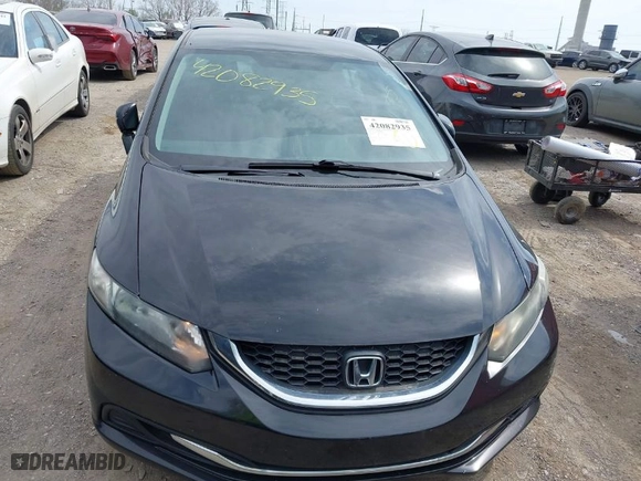 2015 Honda Civic Sedan LX with VIN 19XFB2F53FE067744, listed as a IAAI auction lot 42082935 with 151,553 mi miles. Bid and sale history available at carsss.com. Image 6.