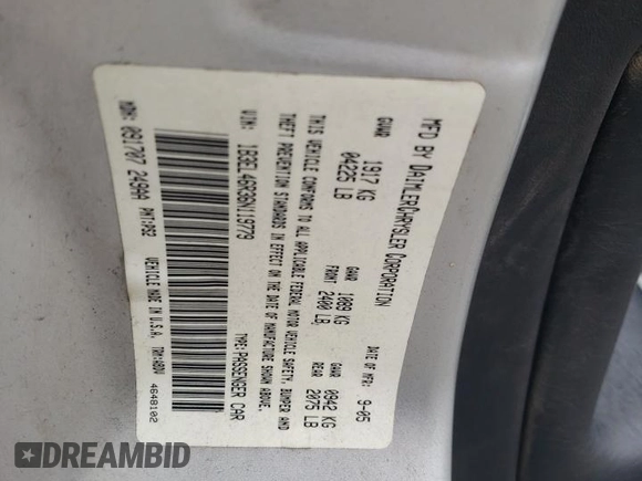 2006 Dodge Stratus SXT z VIN 1B3EL46R36N119779, wystawiony jako Copart lot #43320515 z przebiegiem 237 496 mil mil oraz Szkoda całkowita • Salvage title. Historia ofert i sprzedaży dostępna na DreamBid. Obrazek 12.