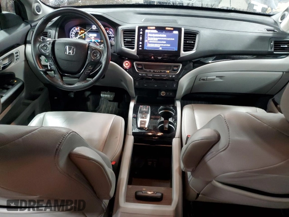 2017 Honda Pilot Touring with VIN 5FNYF6H98HB054733, listed as a Copart auction lot 51088595 with 87,293 mi miles and Salvage Title. Bid and sale history available at carsss.com. Image 8.