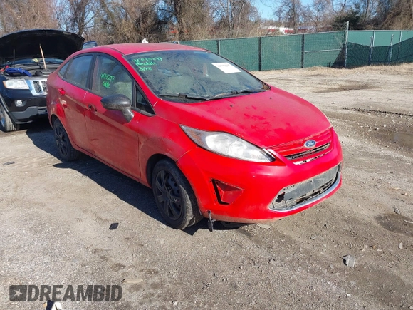 2012 Ford Fiesta SE with VIN 3FADP4BJ3CM155725, listed as a IAAI auction lot 41795297 with 128,517 mi miles. Bid and sale history available at carsss.com. Image 1.