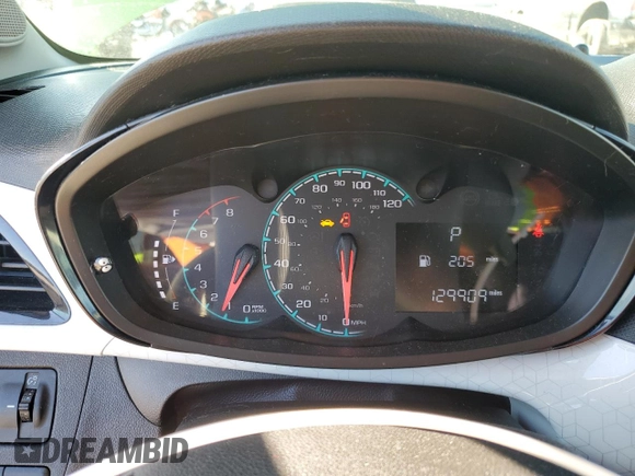 2016 Chevrolet Spark LT with VIN KL8CD6SA0GC617460, listed as a Copart auction lot 43593425 with 129,909 mi miles and Salvage Title. Bid and sale history available at DreamBid. Image 9.